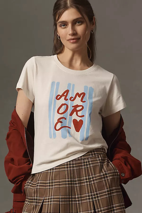 Amore T-Shirt Top | Anthropologie (US)