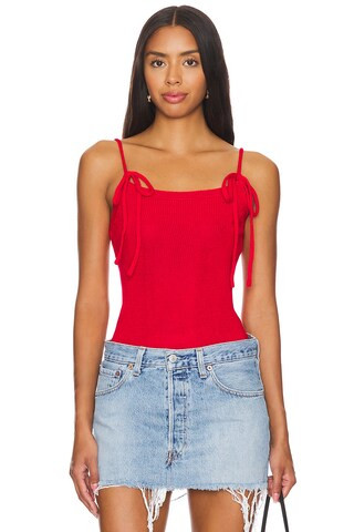 MORE TO COME Estella Cami Top in Cherry Red from Revolve.com | Revolve Clothing (Global)