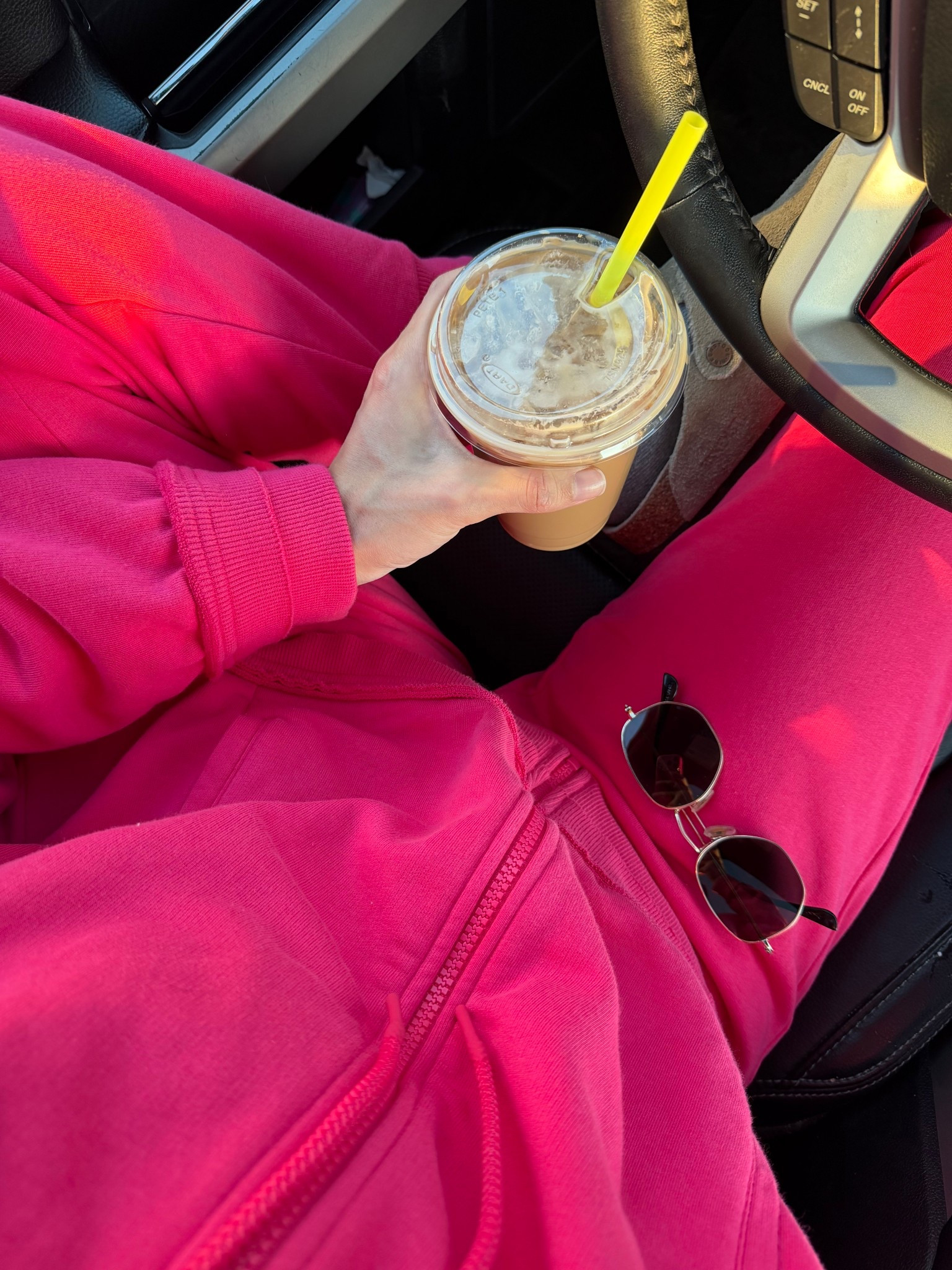 A matching set really does make everything better. I stuck tts on the bottoms and sized up to a medium in the top (felt like the sleeves were a little short on the small), I’m 5’4” so if you’re shorter I would stick tts. 

#LTKActive #LTKootd #LTKmomlife