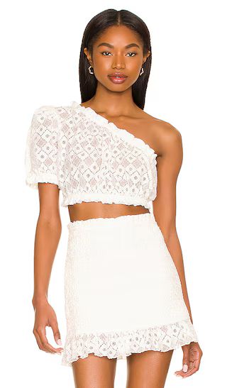 Shoreline Top in White | Revolve Clothing (Global)