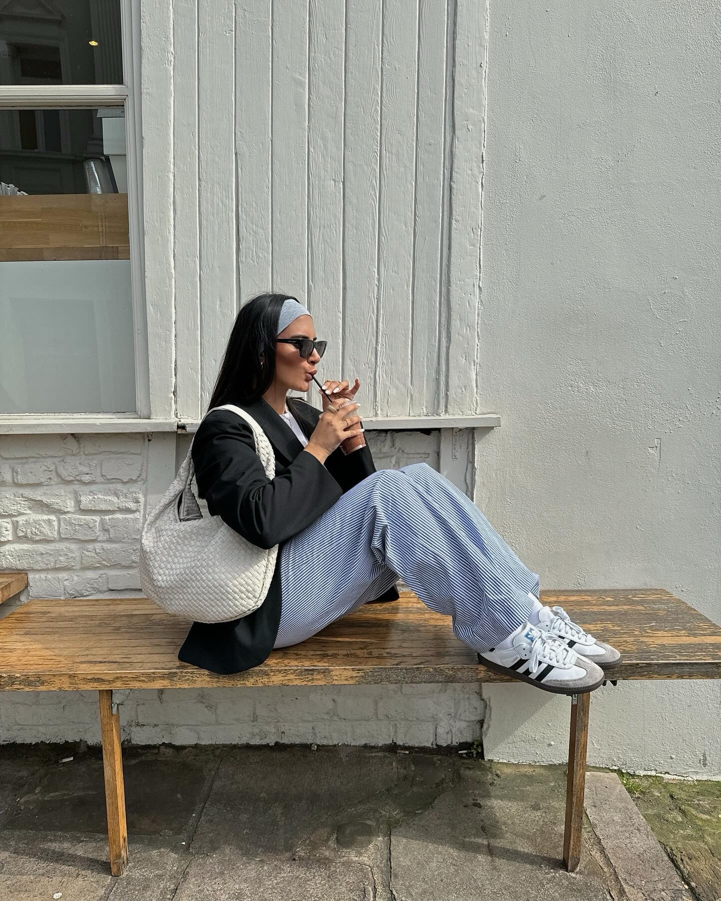 Striped trousers from Wat the Brand, black blazer from H&M🖤 

#LTKSeasonal #LTKsalealert #LTKstyletip