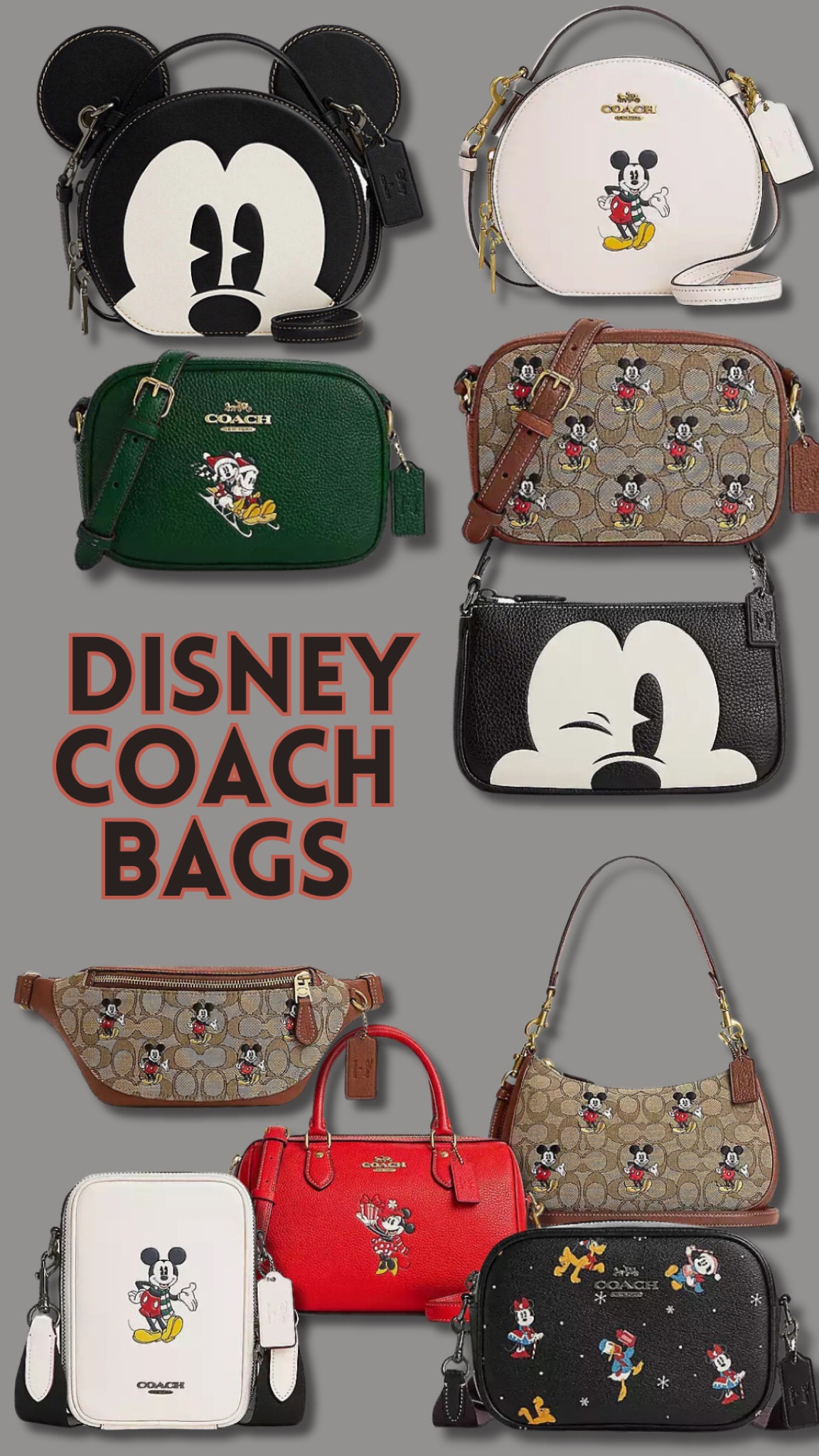 Disney Coach bags 

#LTKGiftGuide #LTKstyletip #LTKsalealert