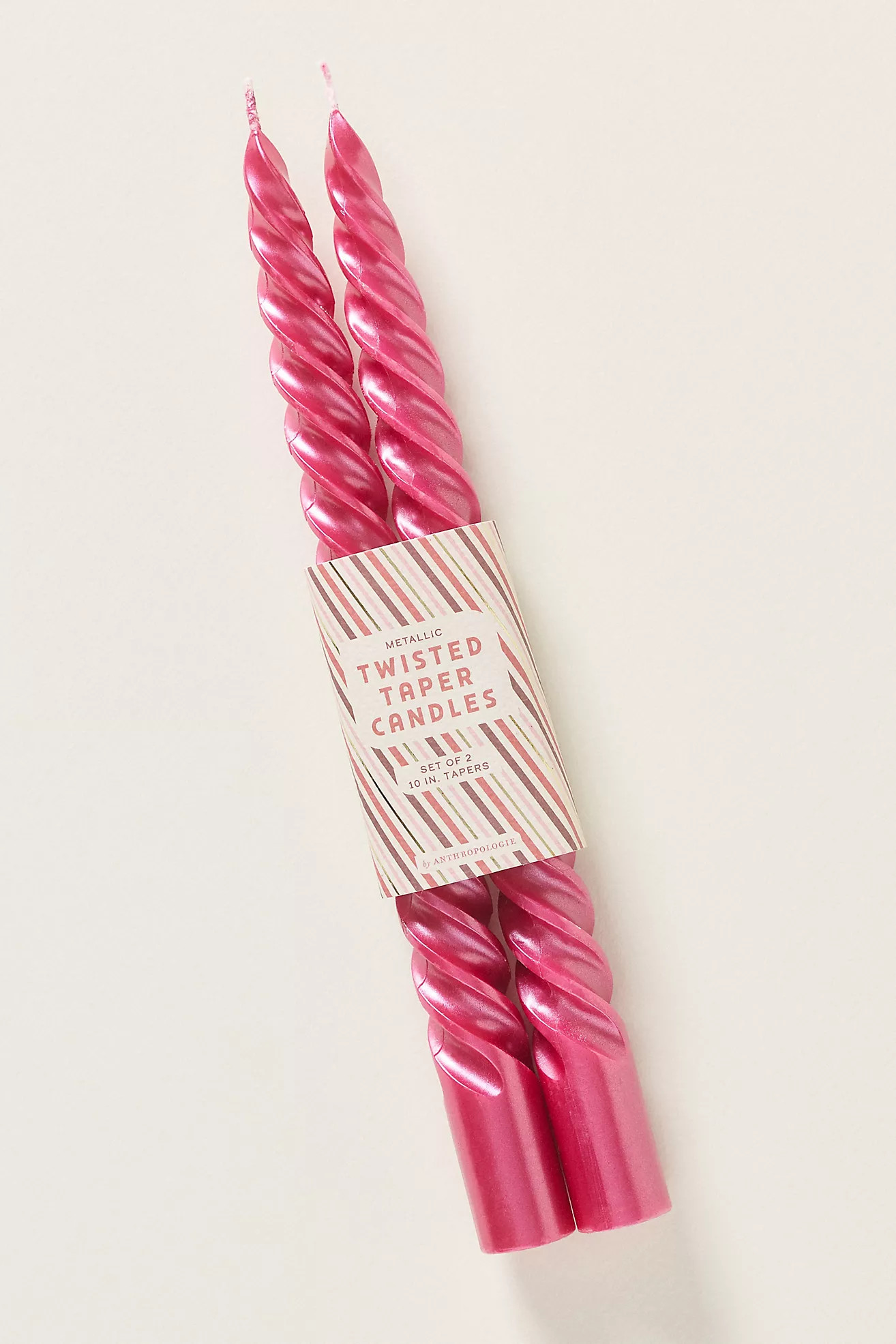 Twisted Pearlized Tapers, Set of 2 | Anthropologie (US)