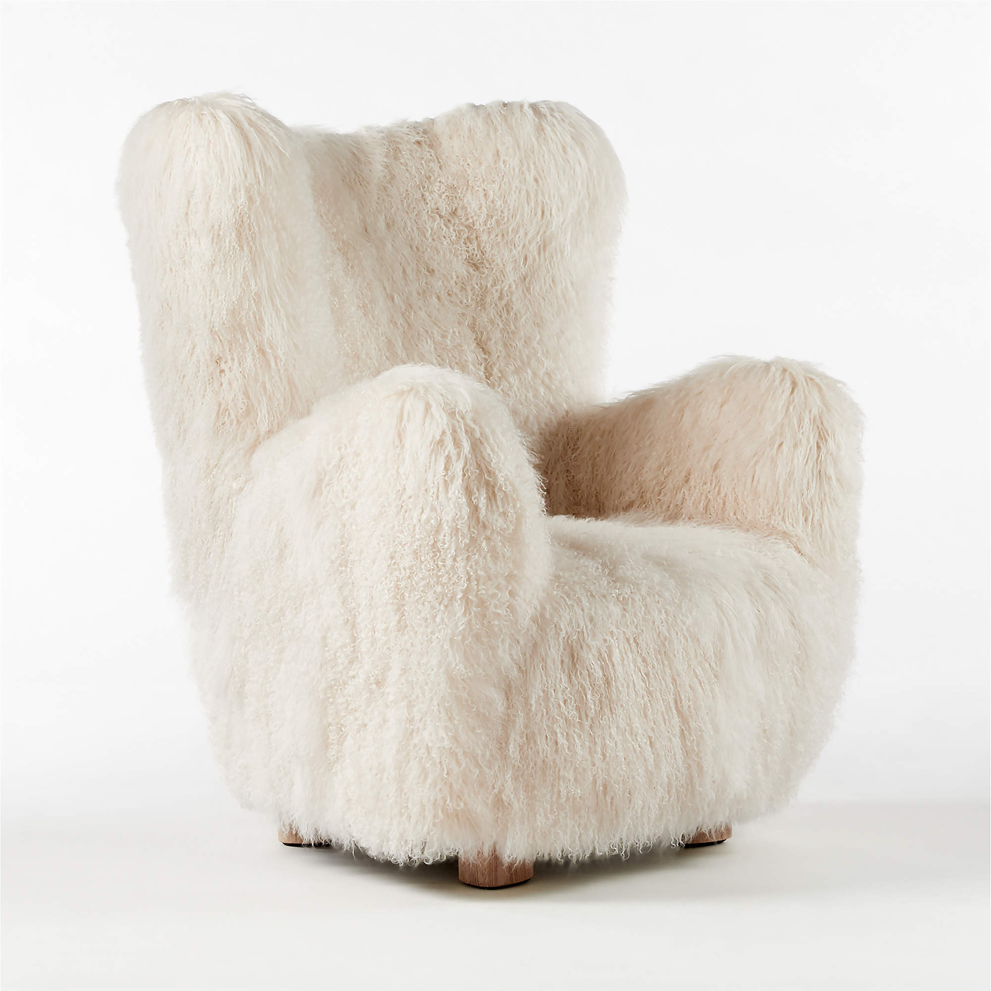Bozzi Mongolian Sheepskin Chair + Reviews | CB2 | CB2