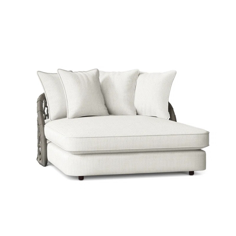 Bali 57'' Wicker Outdoor Patio Daybed with Sunbrella® Cushions | Wayfair North America