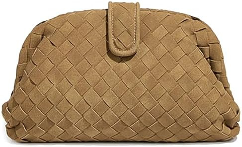Molodo Woven Bags for Women Shoulder Bag PU Leather Handwoven Crossbody Bag Satchel Woven Purses | Amazon (US)