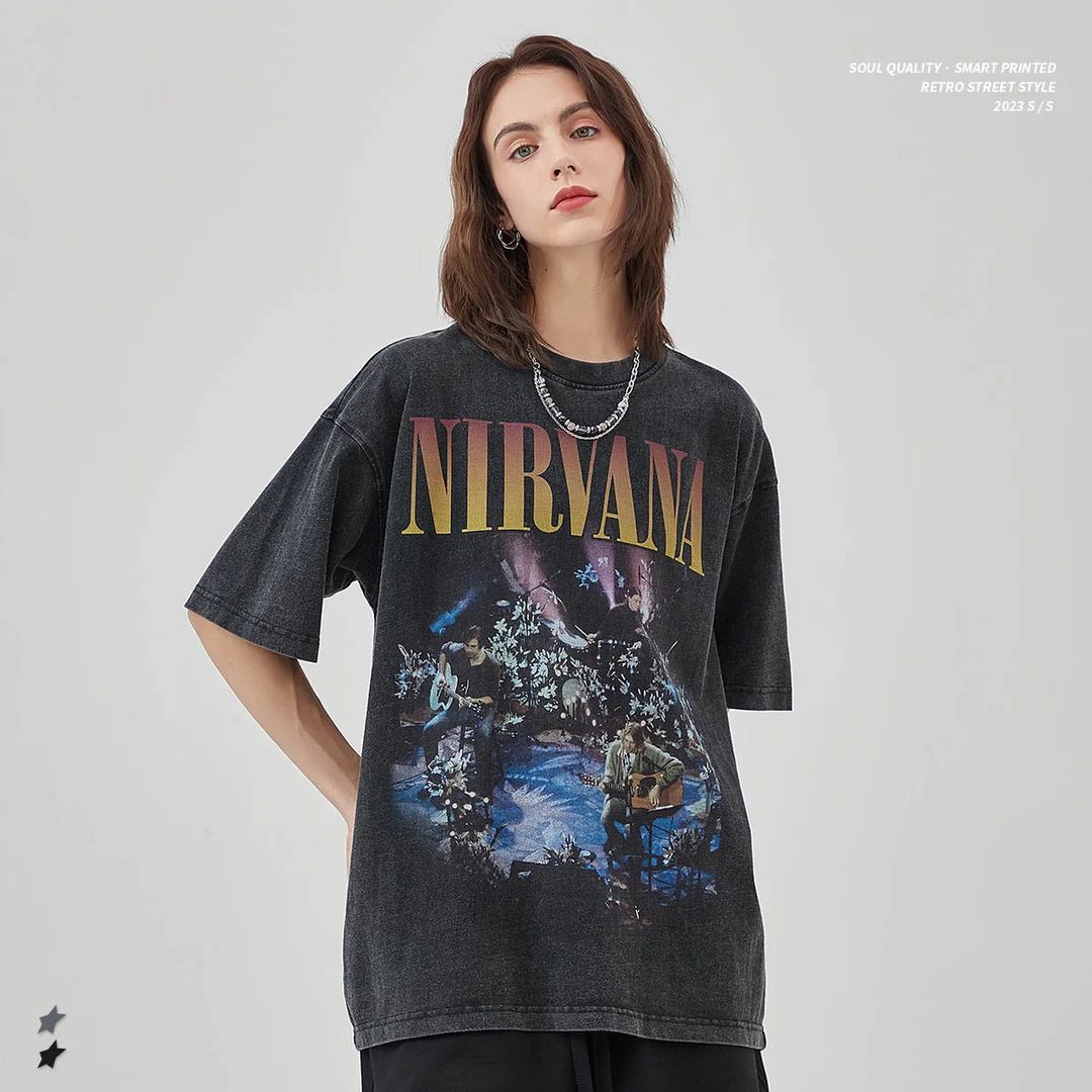 Vintage Wash Nirvana T-Shirt | Etsy (US)