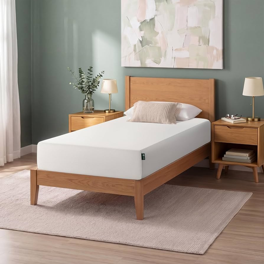 Zinus 8 Inch Twin Green Tea Memory Foam Mattress [New Version], Fiberglass Free, Medium Firm Feel... | Amazon (US)