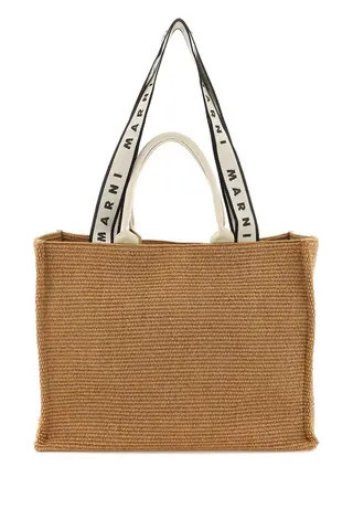 MARNI RAFFIA LARGE SHOPPING BAG | Residenza725 US