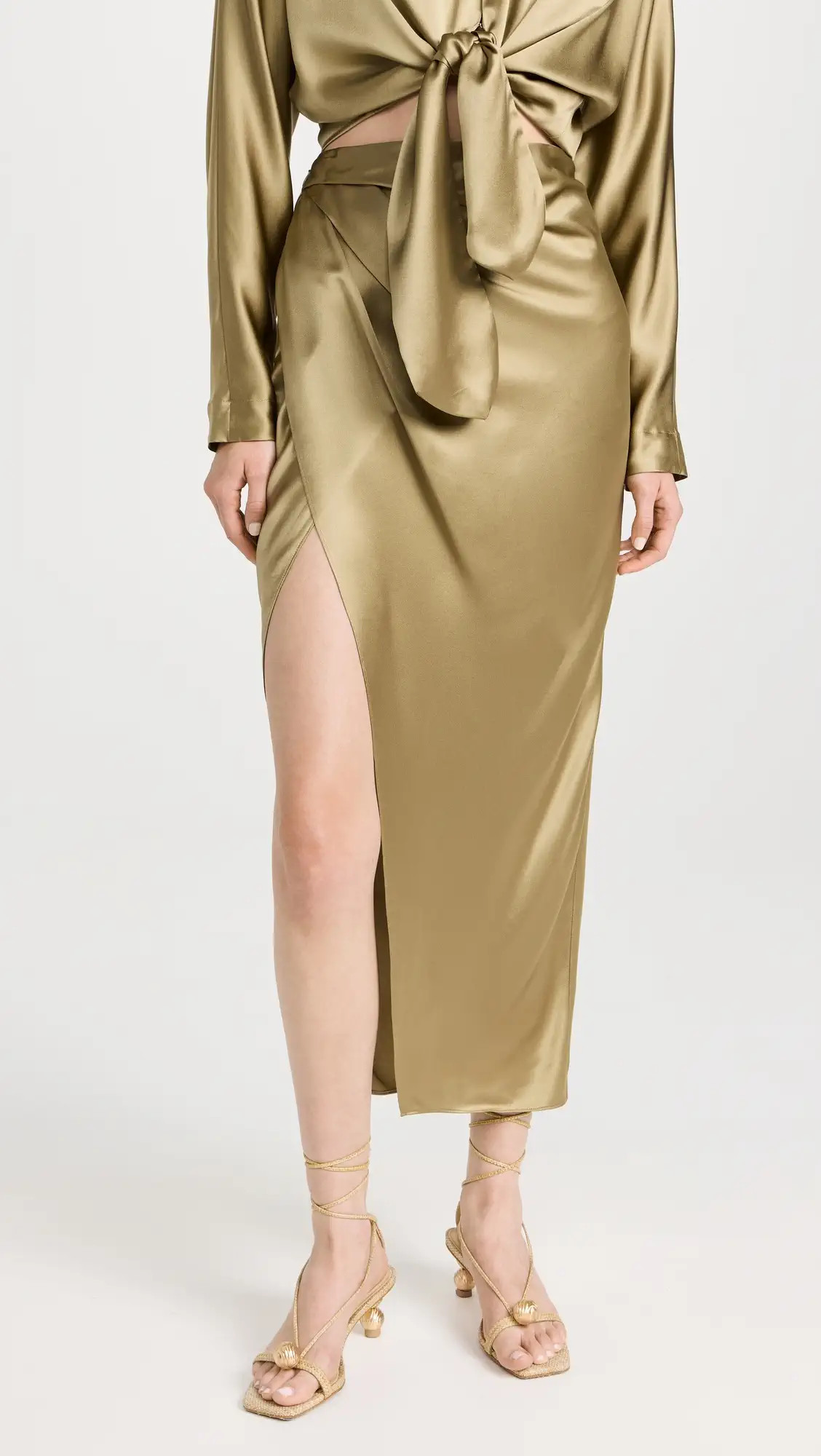 The Sei Pleat Wrap Skirt | Shopbop | Shopbop