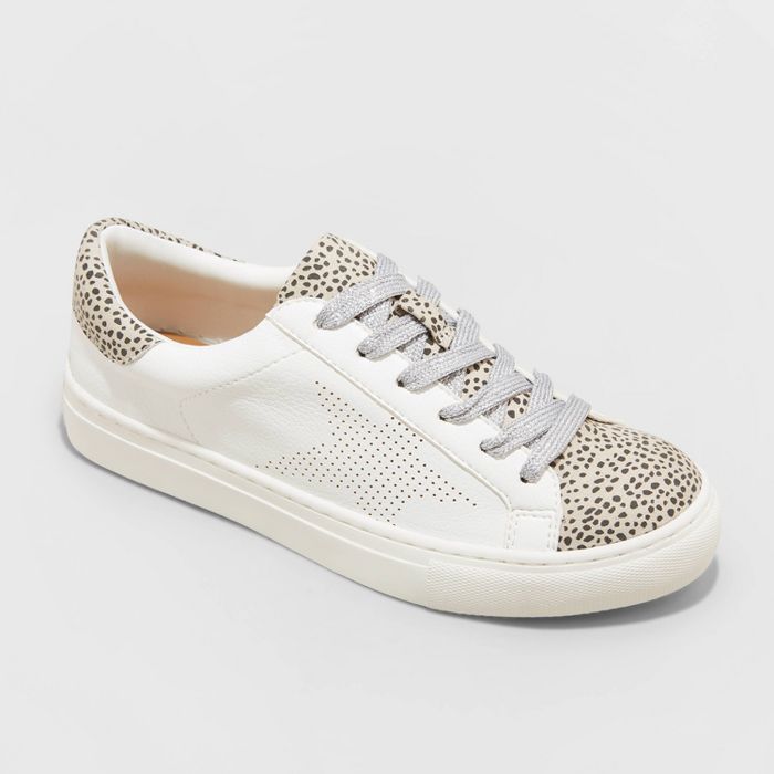 Women&#39;s Cadey Lace-Up Sneakers - Universal Thread&#8482; Fresh White 8.5 | Target