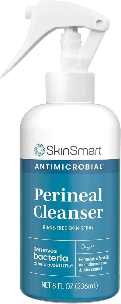 SkinSmart Antimicrobial Perineal Cleanser, Ideal for Incontinence Care and Postpartum, Removes Ba... | Amazon (US)