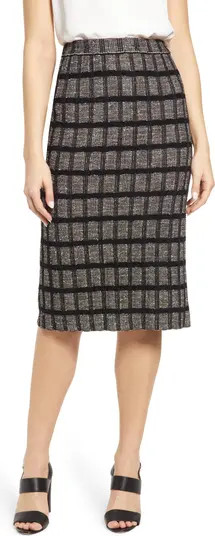 Check Tweed Knit Skirt | Nordstrom