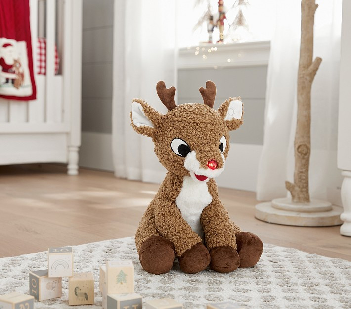Rudolph® Light-Up Plush | Pottery Barn Kids