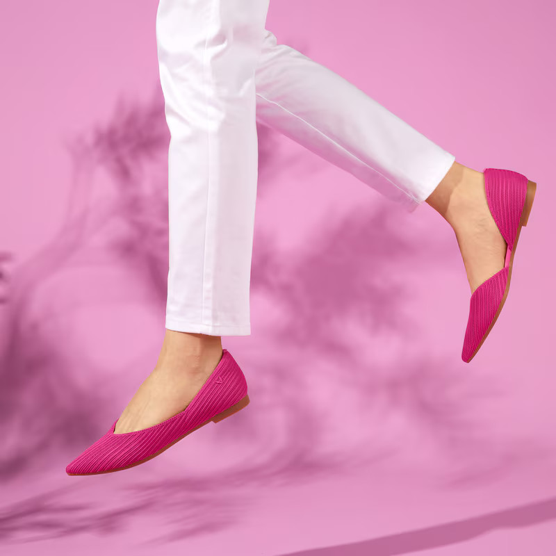 Pointed-Toe Flats (Melia) | VIVAIA