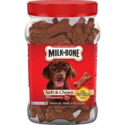 Milk-Bone Soft & Chewy Filet Mignon Canister -25oz | Target