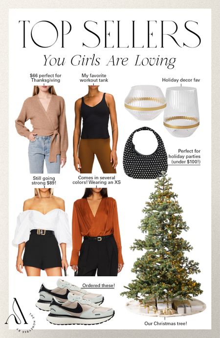 Holiday decor, tops and accessories all made the top sellers 

#LTKSeasonal #LTKCyberWeek #LTKHoliday