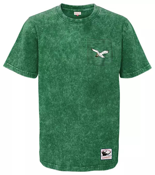 Mitchell & Ness Youth Philadelphia Eagles Premium Pocket Black T-Shirt | Dick's Sporting Goods | Dick's Sporting Goods