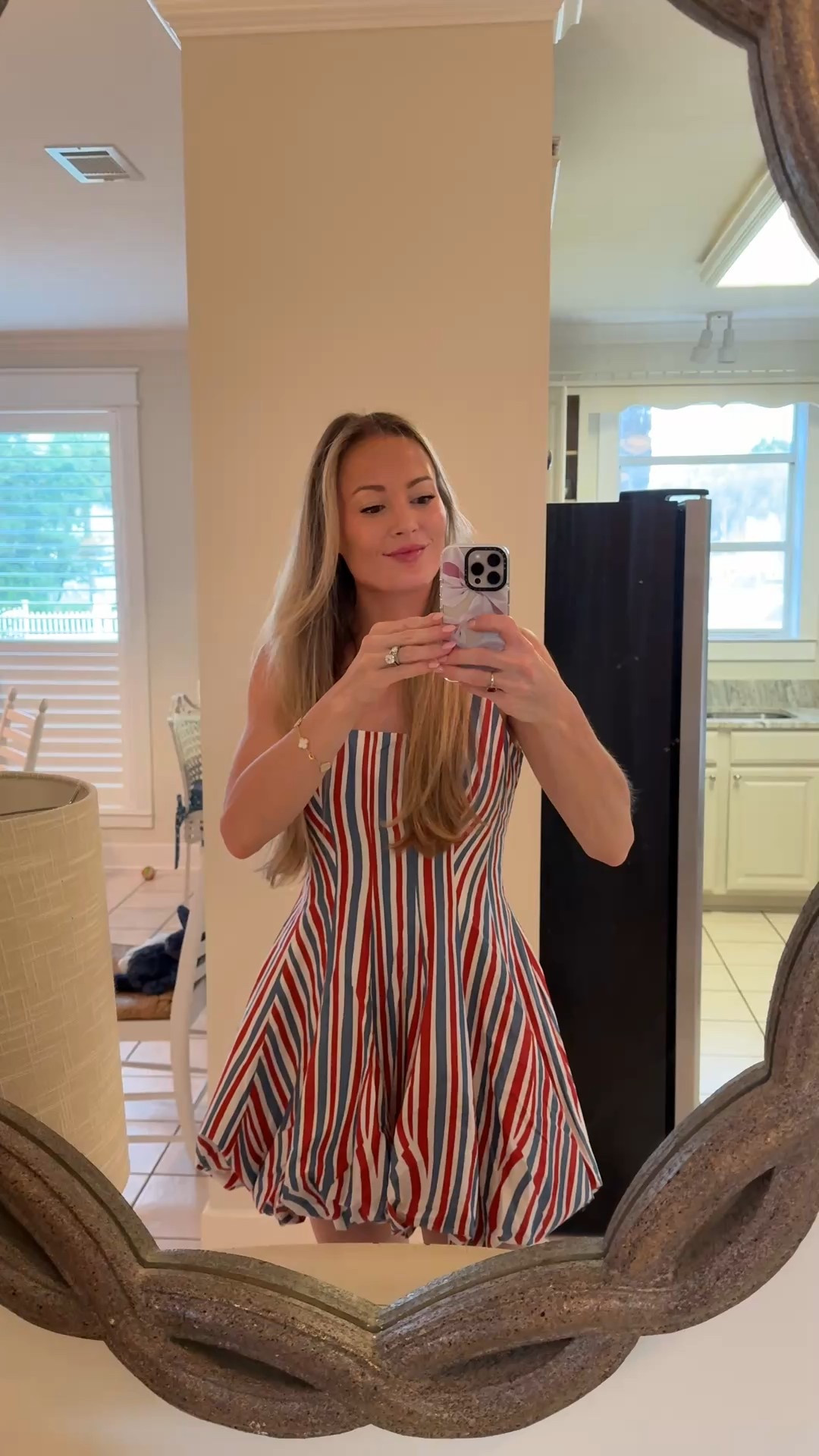 Love this fun and festive dress for July 4 and Labor Day, but really I’d wear it anytime! Received at least a dozen complements walking to and from dinner last night. The bubble detail on the hem makes it!

Red and blue dress. Festive. Fourth of July. Labor Day. Summer dress  

#LTKSeasonal #LTKStyleTip