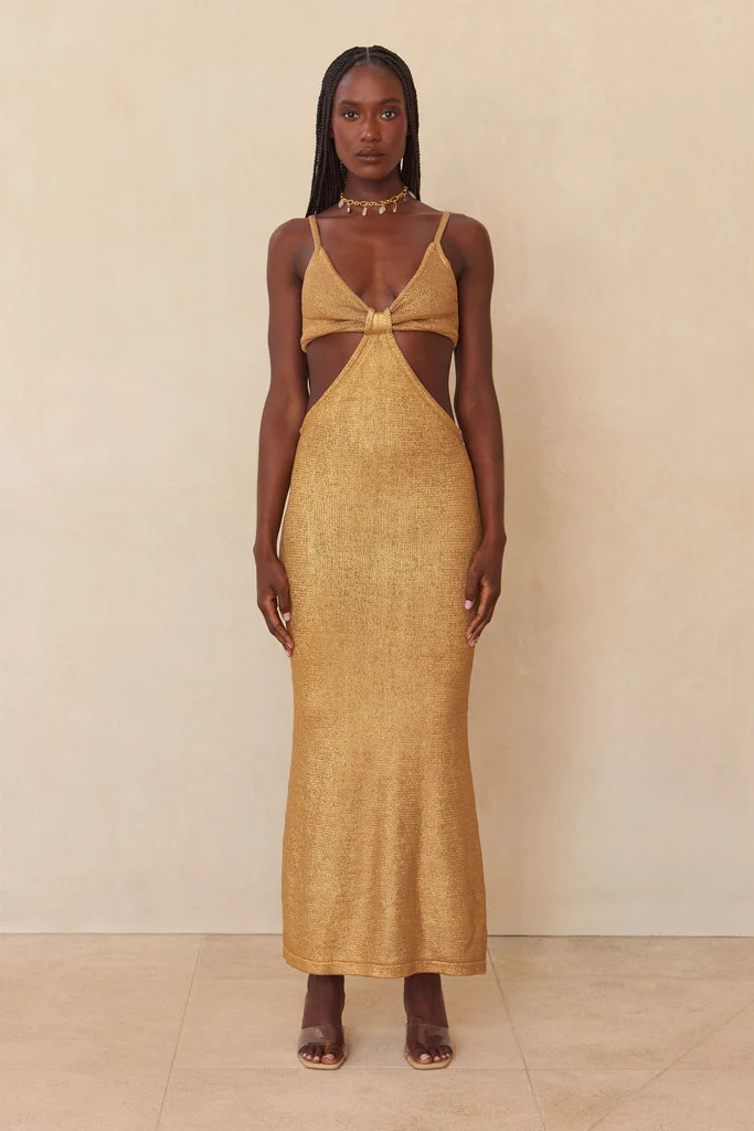 SERITA DRESS - GOLD | Cult Gaia - US