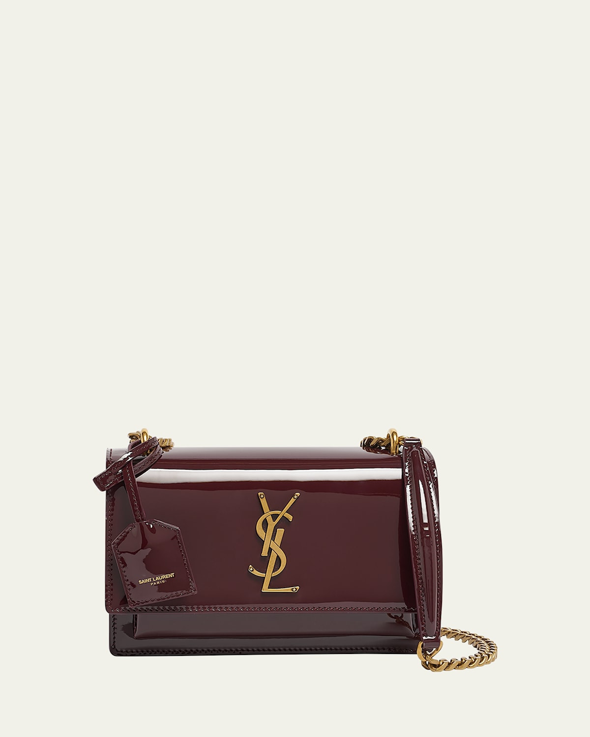 Sunset Small YSL Crossbody Bag in Patent Leather | Bergdorf Goodman