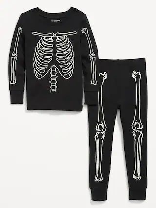 Matching Unisex Snug-Fit Skeleton Pajama Set for Toddler & Baby | Old Navy (US)