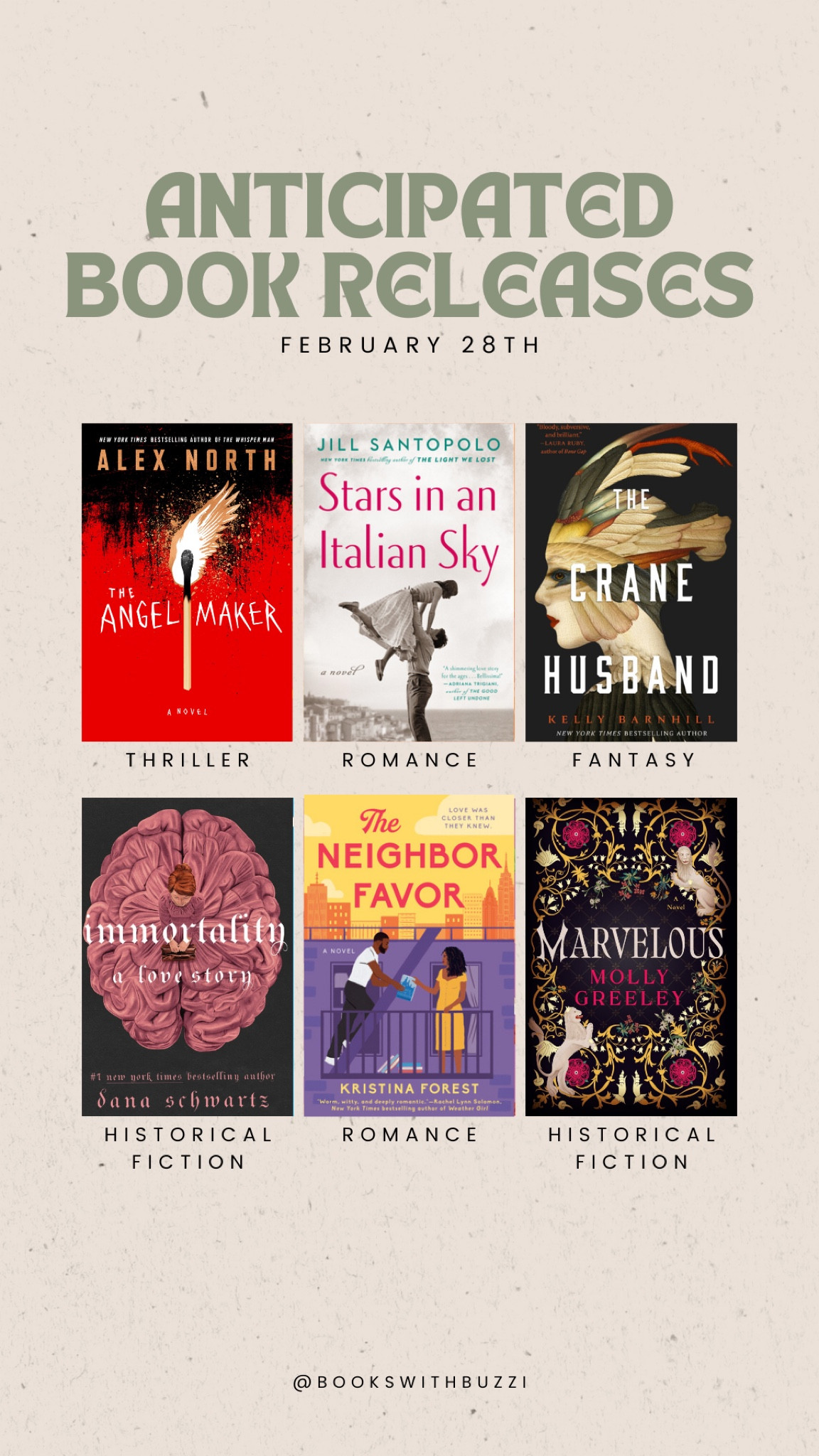 Feb 28th book releases 📖✨