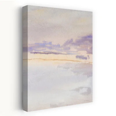 Gentle Breezes - Contemporary Ethereal Sky Soft Pastels Abstract Clouds Art | Wayfair North America