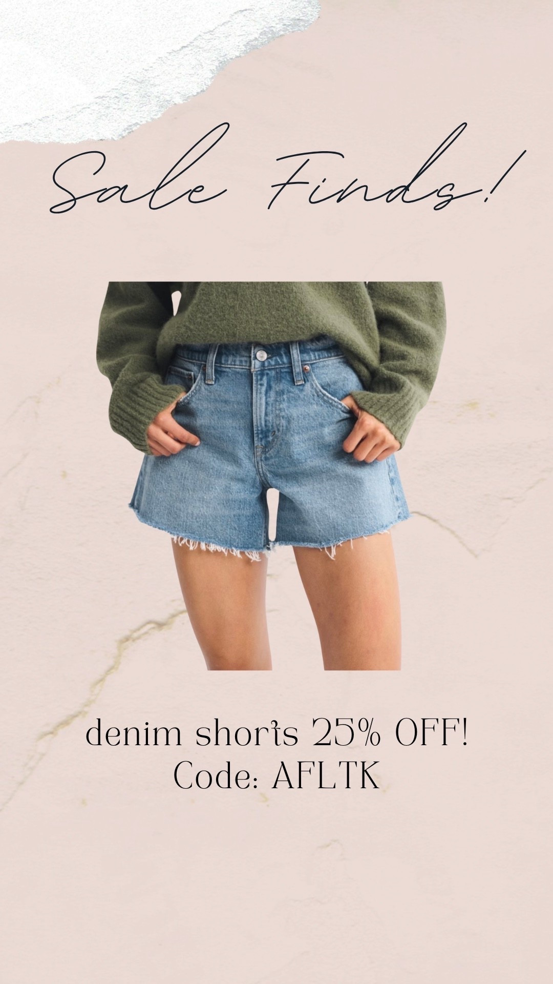 A&F 25% OFF sitewide code: AFLTK
denim shorts, spring shorts 

#LTKootd #LTKTravel #LTKSaleAlert