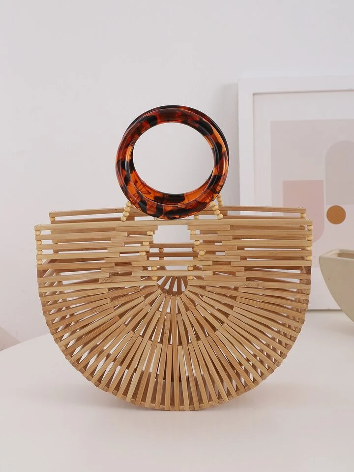 1 Stück Tragetasche Acryl Griff Strand Urlaub lässig | SHEIN