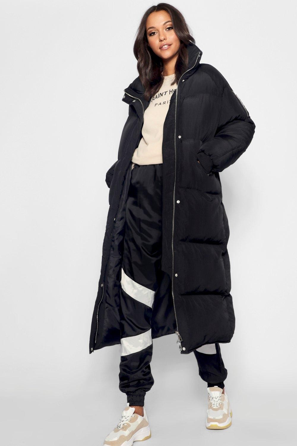 Tall Longline Padded Coat | Boohoo.com (UK & IE)
