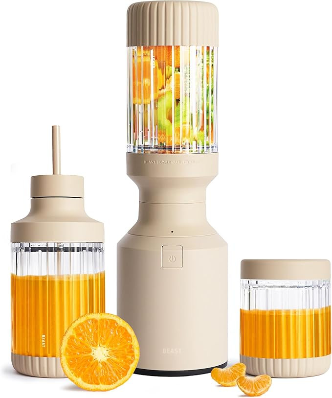 The Beast Mini Blender Plus | Mini Countertop Kitchen Blender | Blend Smoothies and Shakes, Dress... | Amazon (US)