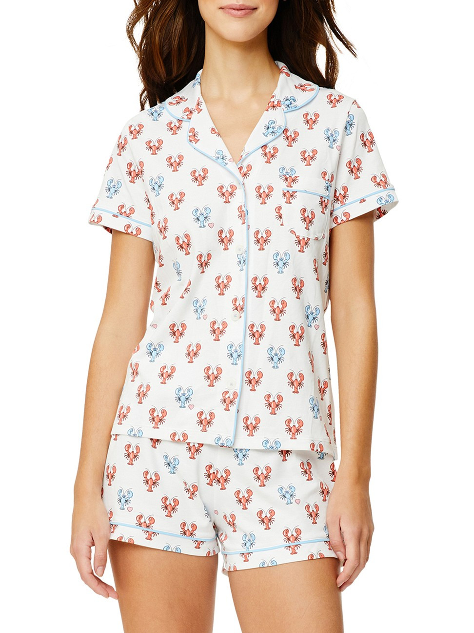 Blue Lobster 2-Piece Pajama Set | Saks Fifth Avenue