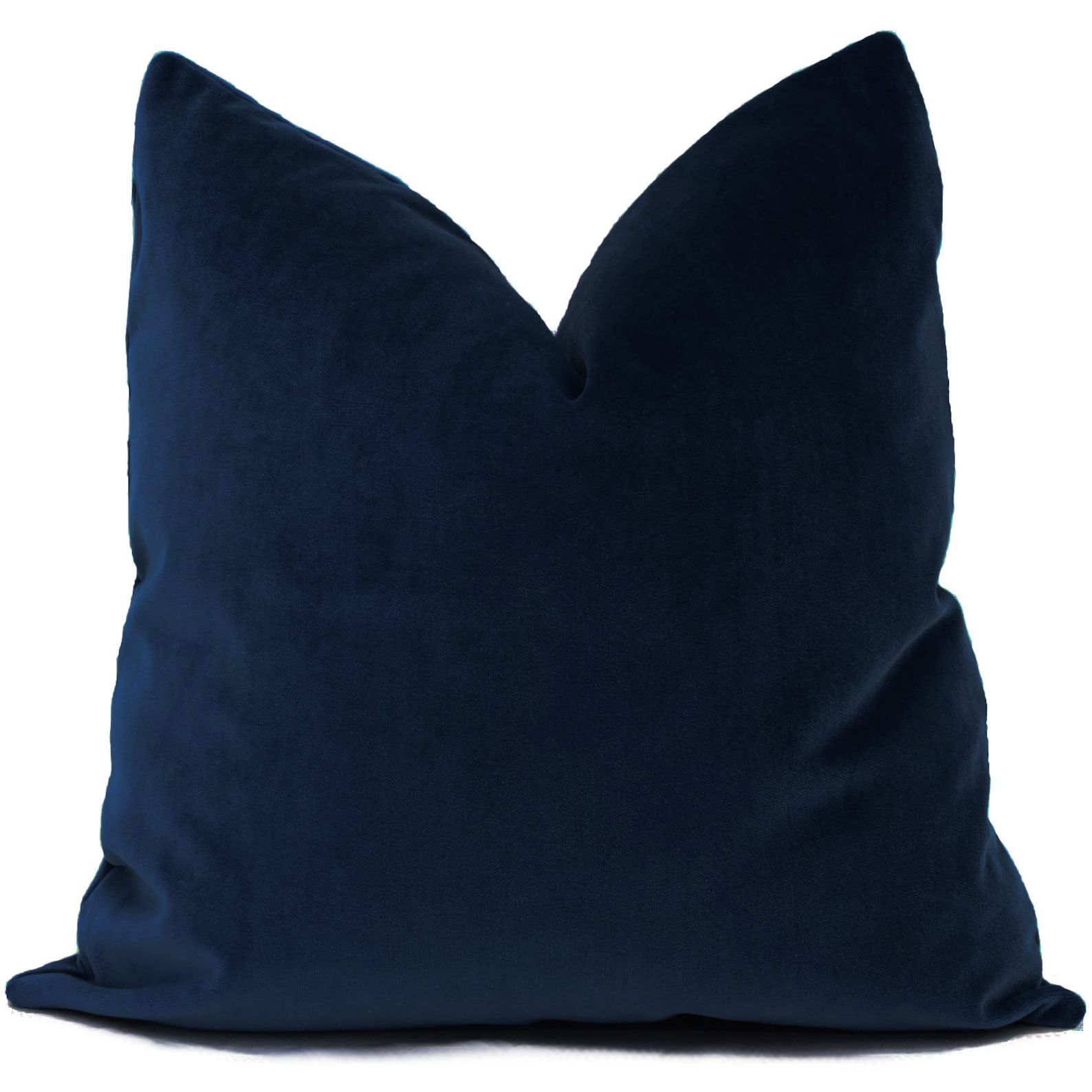 Blue Velvet Pillow Cover Decorative  Pillow Cover 18x18  | Etsy | Etsy (US)