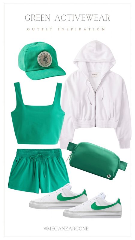 Green activewear outfit on sale! 

#LTKstyletip #LTKsalealert #LTKSeasonal