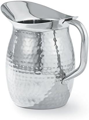 Artisan 2-Quart Stainless Steel Serving Pitcher with Hammered Texture | Amazon (US)
