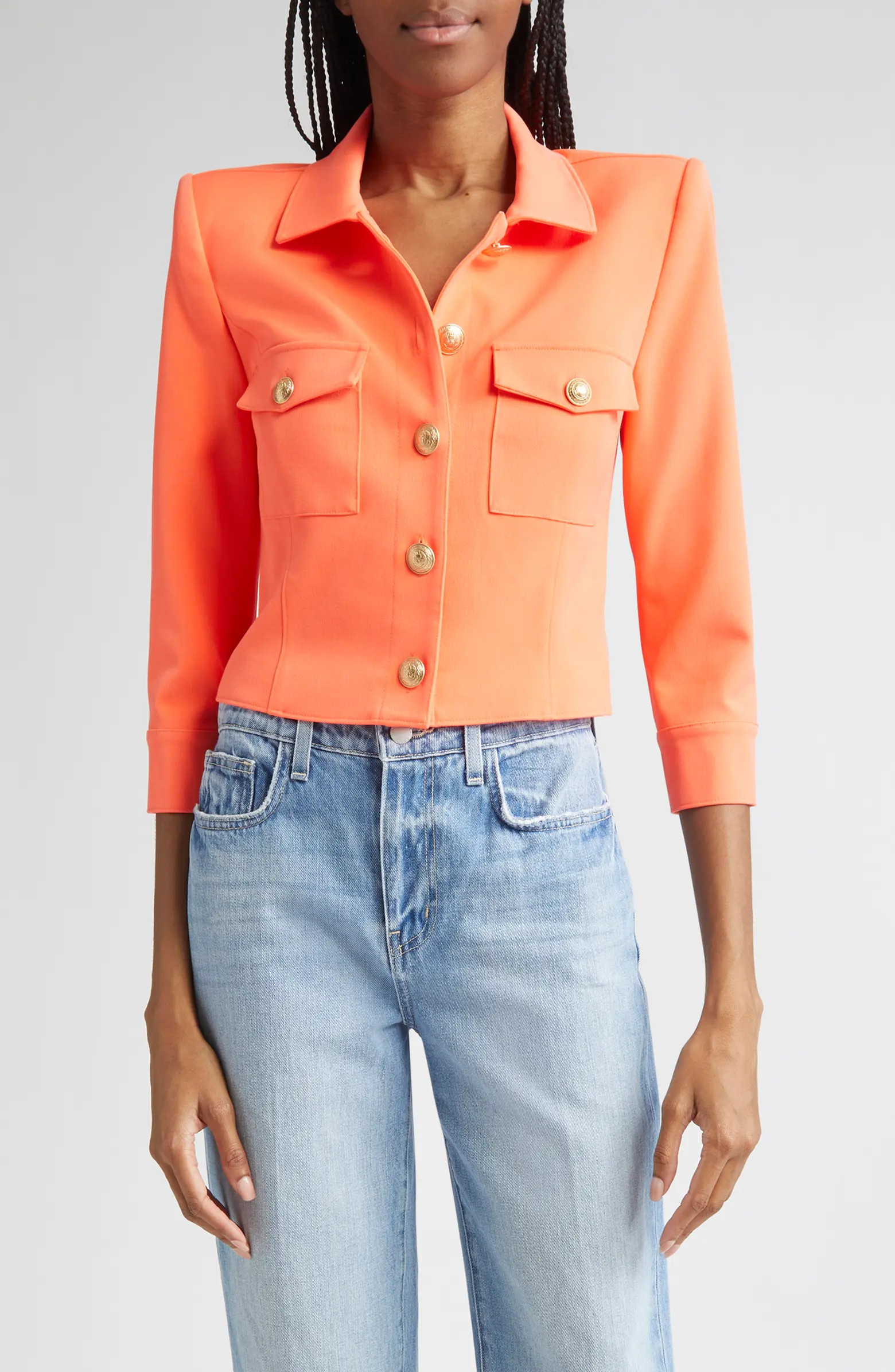Kumi Fitted Crop Jacket | Nordstrom Rack