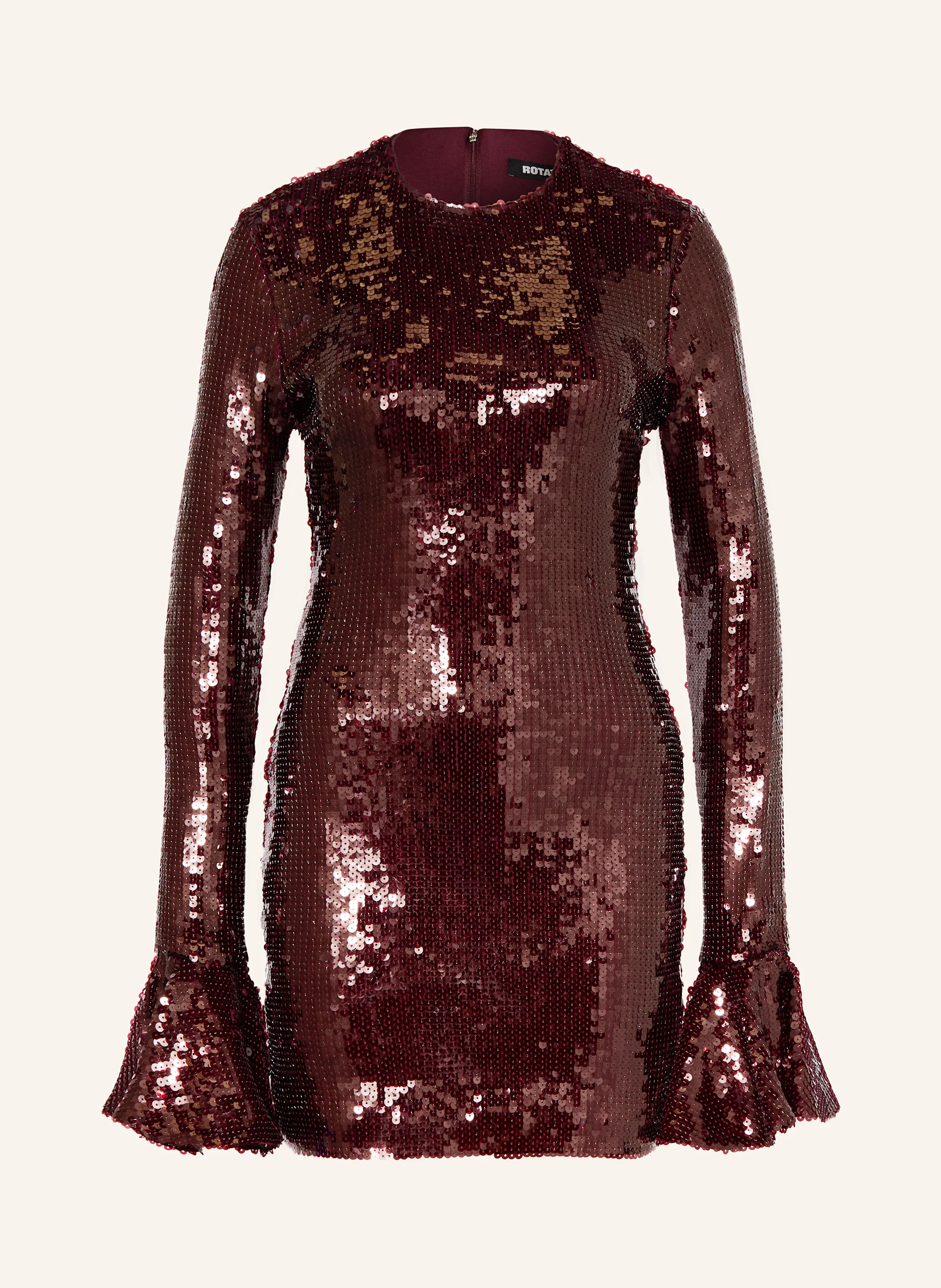 ROTATE Kleid mit Pailletten in dunkelrot | Breuninger (DACH)