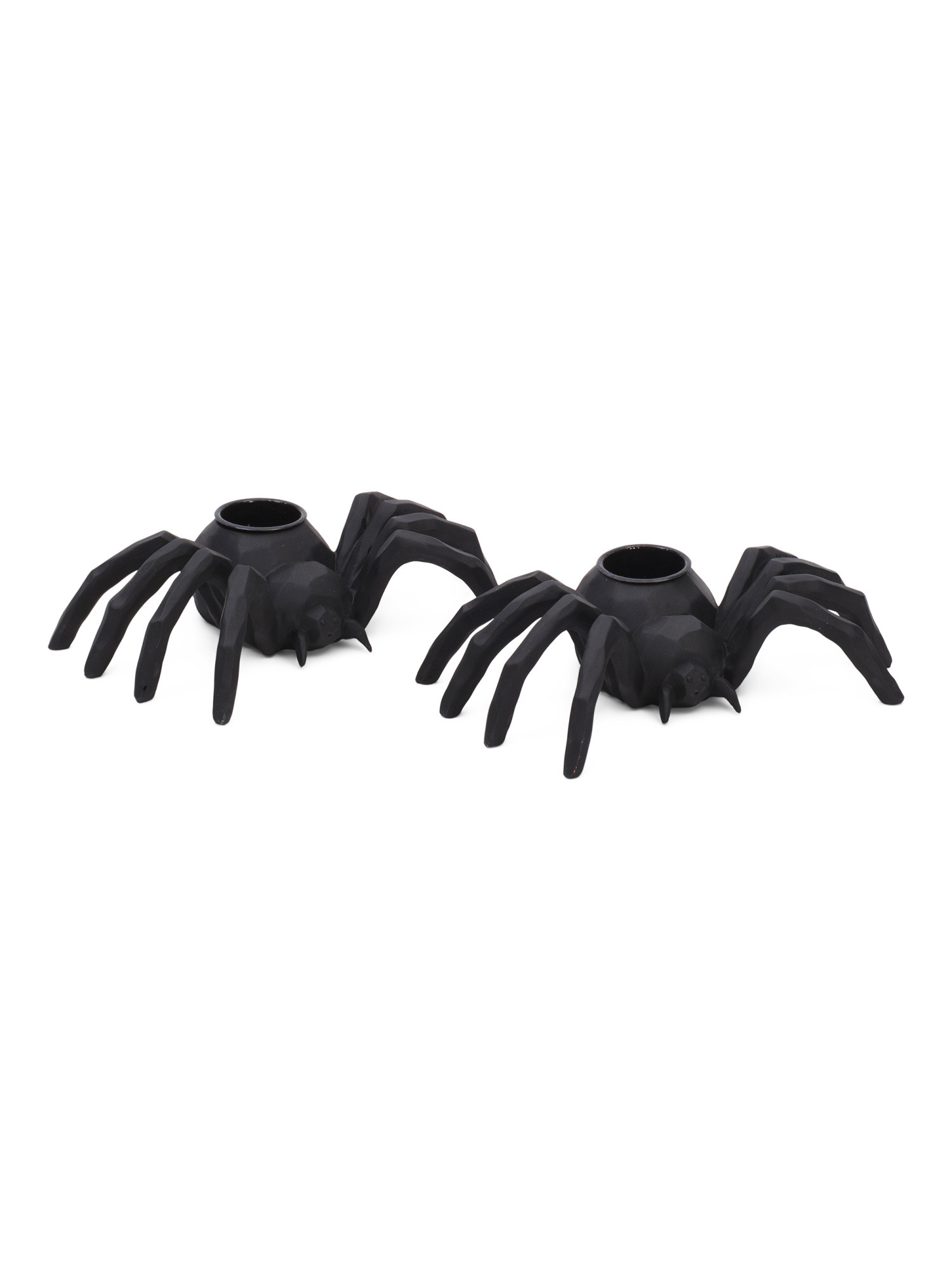 Set Of 2 9in Resin Spider Candle Holder | TJ Maxx