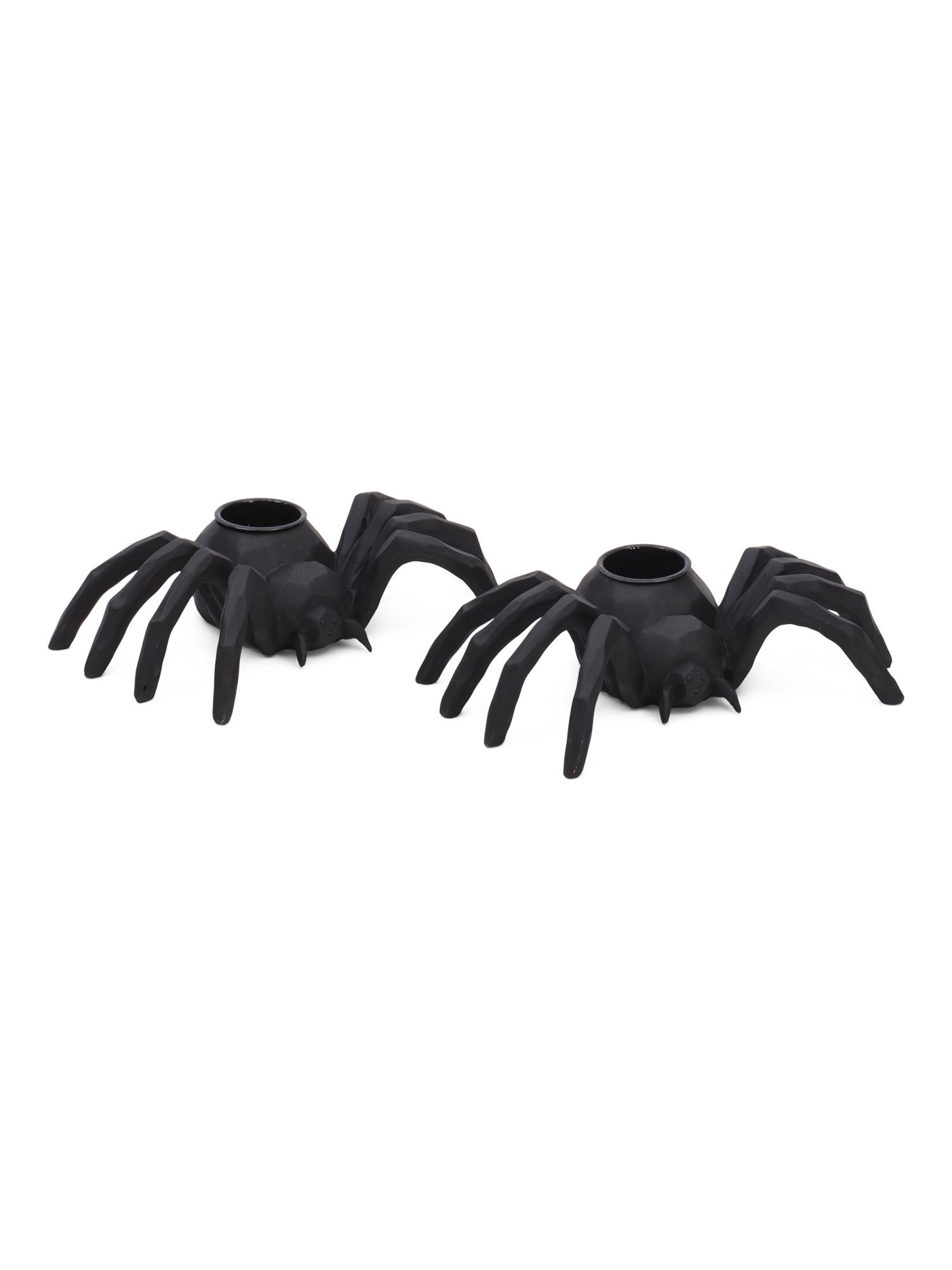 Set Of 2 9in Resin Spider Candle Holder | TJ Maxx