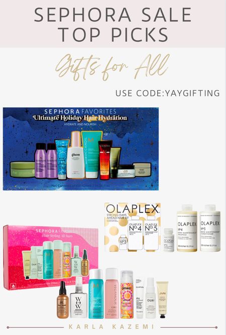 Sephora is having a major promotion right now! Enjoy up to 30% off using code: YAYGIFTING!🫶

This is the perfect time to buy gifts for any beauty lovers in your life or for yourself 💕

Here are some hair gift sets that include some of my FAVE items!! 😍



Sephora, gift guide, beauty lover gift guide, gifts for her, gifts for teens, gifts for mom, gifts for MIL, Sephora sale, Sephora picks, Sephora must haves, Sephora gift sets, beauty gift sets, holiday gift ideas, self care gifts.

#LTKGiftGuide #LTKHoliday #LTKbeauty