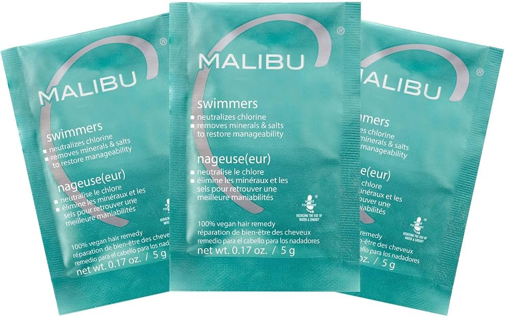 Malibu C Swimmers Wellness Remedy & After Pool Hair Care - Restoring & Hydrating Swim Treatment w... | Amazon (US)