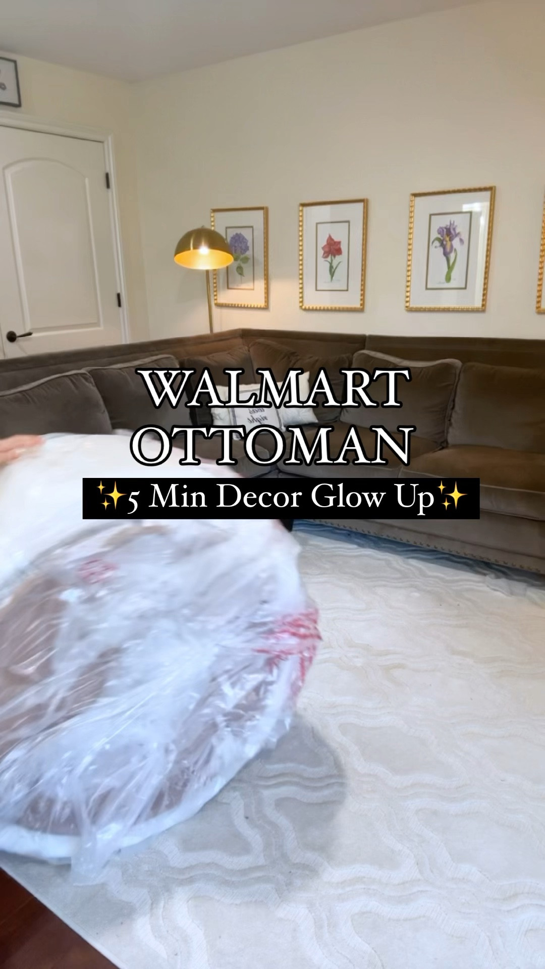 Walmart Stowaway Coffee Table is covered in a pretty bouclé fabric with a removable wood top. It features a storage compartment for extra blankets, pillows or stuff! Take it right out of the box… no assembly needed!

✨I added some fun decor and a great way for me to always find my glasses! (If I remember to put them there!)

#LTKfindsunder50 #LTKhome #LTKVideo