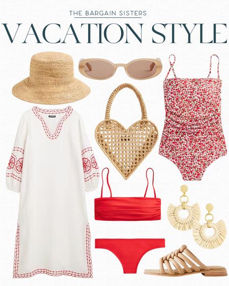 Vacation Style 

| J.Crew Finds | Pool Outfit | Beach Outfit | Resort Wear | Swimsuit | Swim Coverup | Beach Bag | Summer Sandals | Sunglasses | Beach Hat 

#LTKstyletip #LTKSeasonal #LTKswim