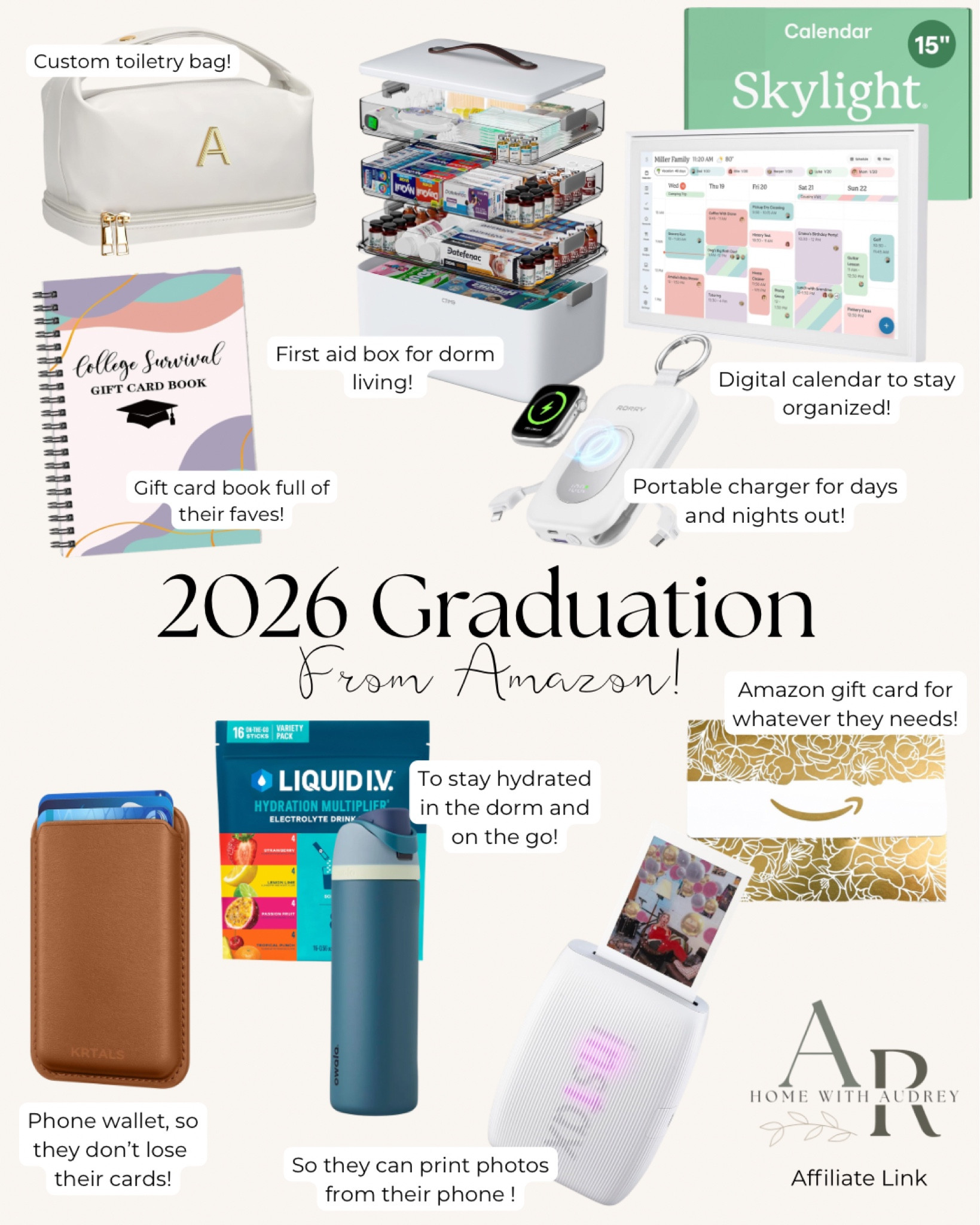 Exciting graduation gifts from Amazon! Everything they need to stay organized, hydrated, and stylish. #Graduation2026 #AmazonGifts

#LTKU #LTKSeasonal
