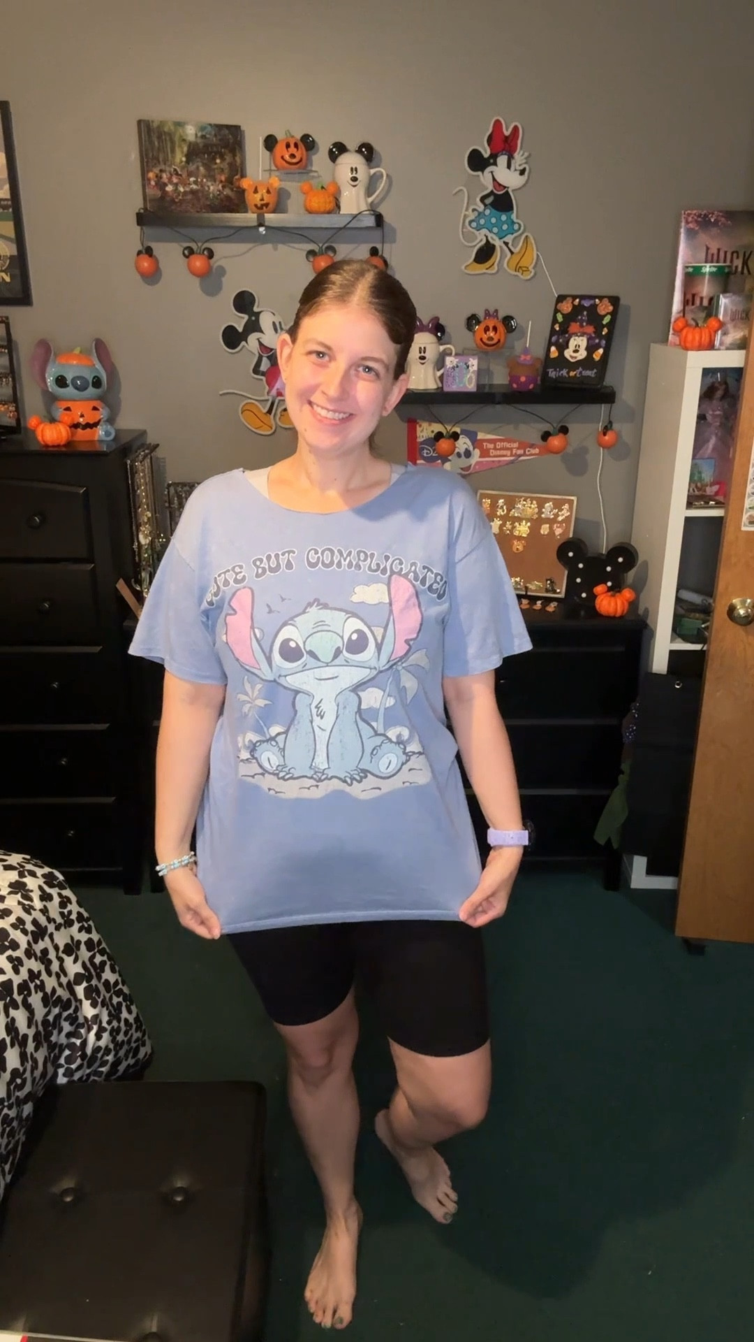 Here is today’s outfit. I love this stitch shirt so much the material is amazing I did cut the neck so it would be more comfortable. I got the shirt from hobby lobby!! 

#LTKStyleTip #LTKActive #LTKMidsize