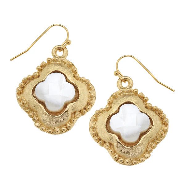 Camellia Clover Earrings | Susan Shaw