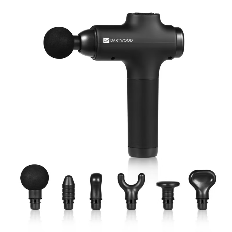 Dartwood Deep Tissue Massage Gun - Quiet & Portable for Treating Muscle Soreness (Black) | Target