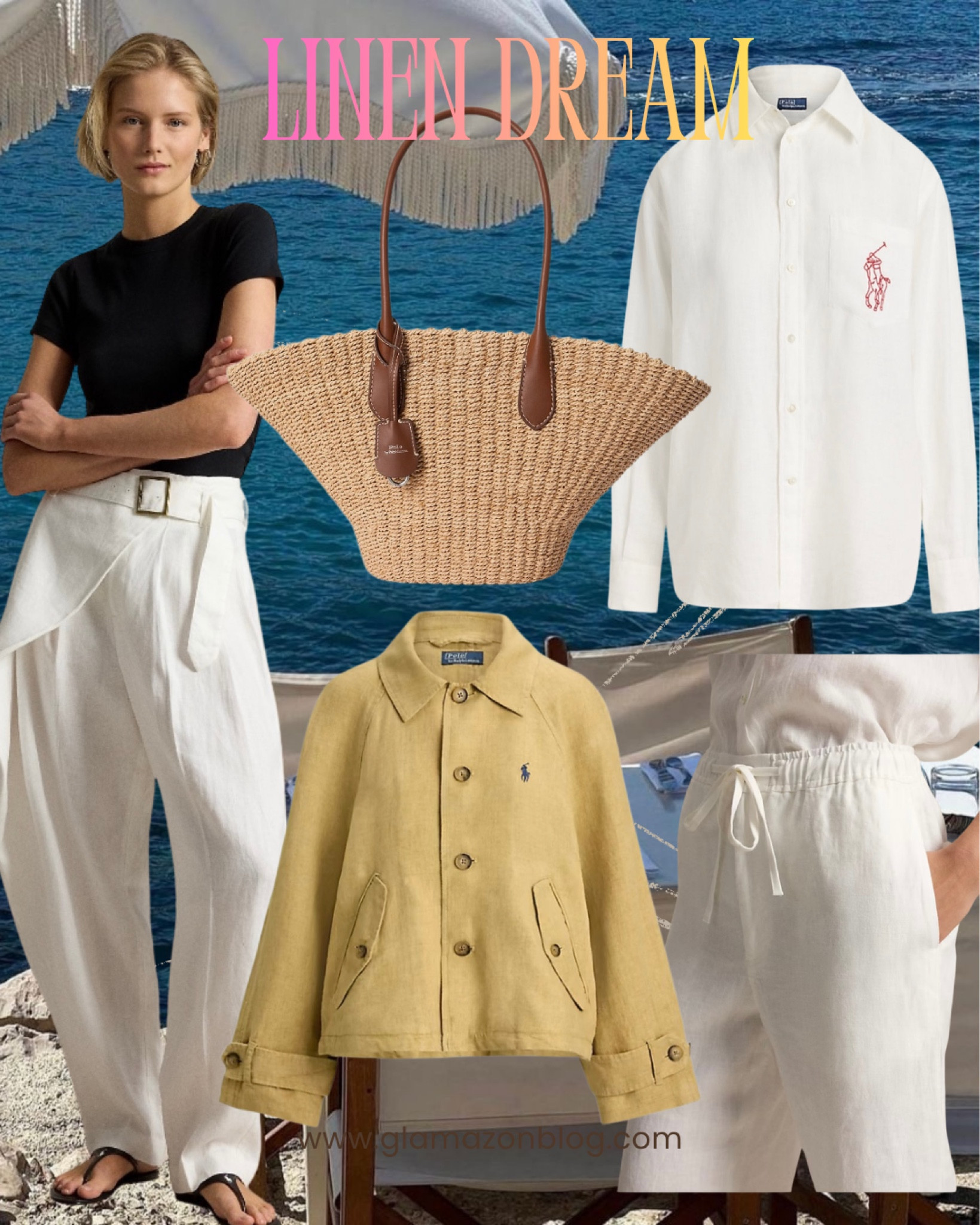 Linen jacket, linen shirt, linen trousers, Ralph Lauren 

#LTKspring #LTKuk  #LTKxRalphLauren