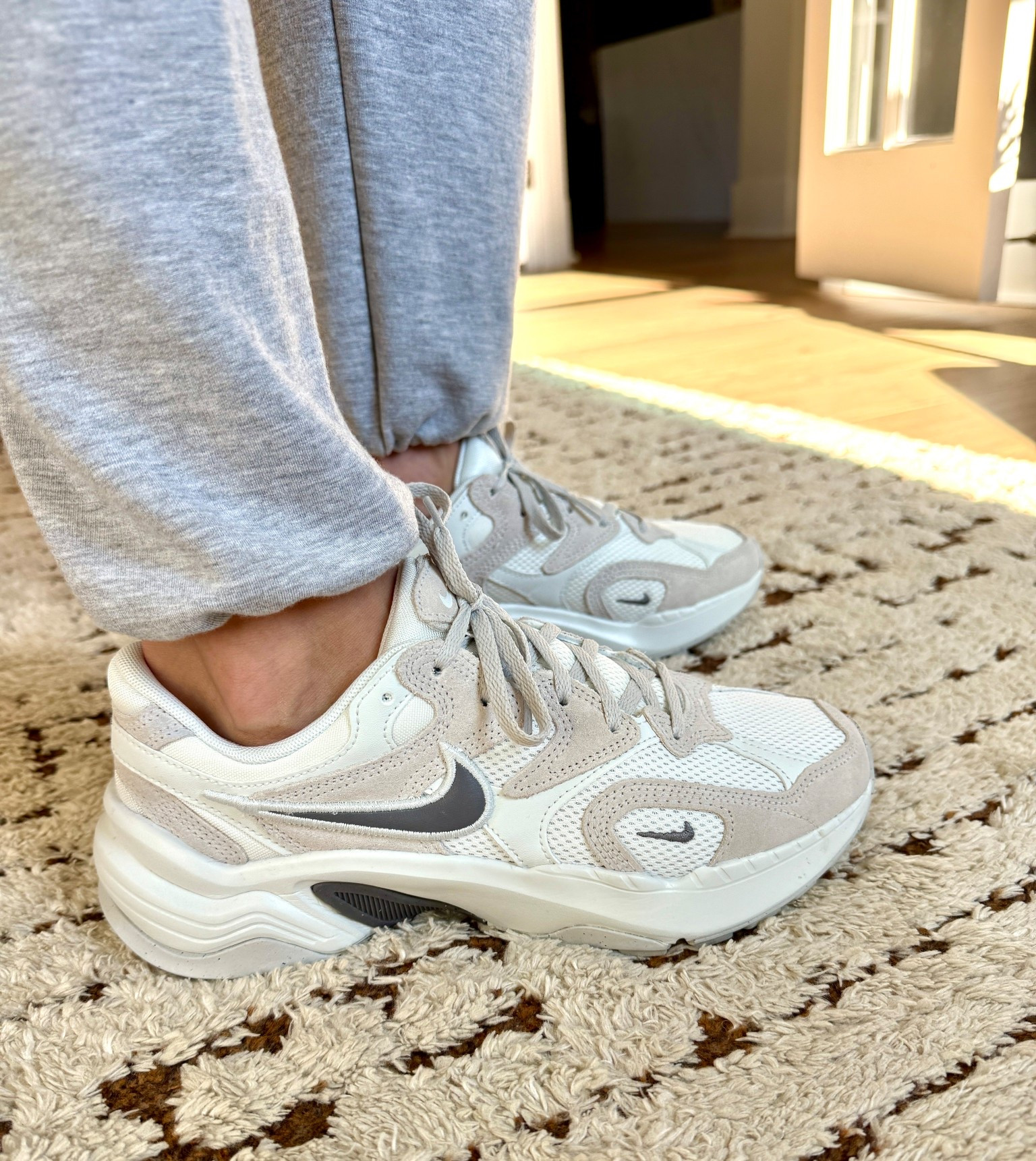 Women’s Nike sneakers. 